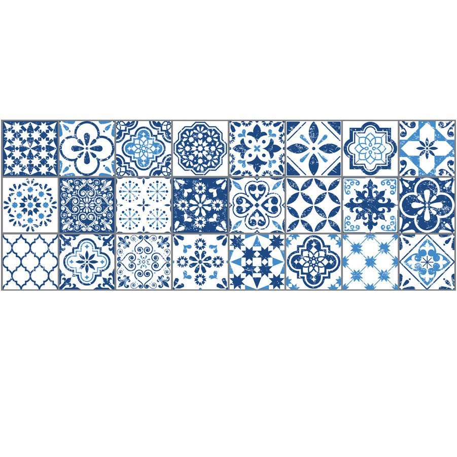 Mediterranean Blue - Vinyl Tile Strips - Shopping4Africa