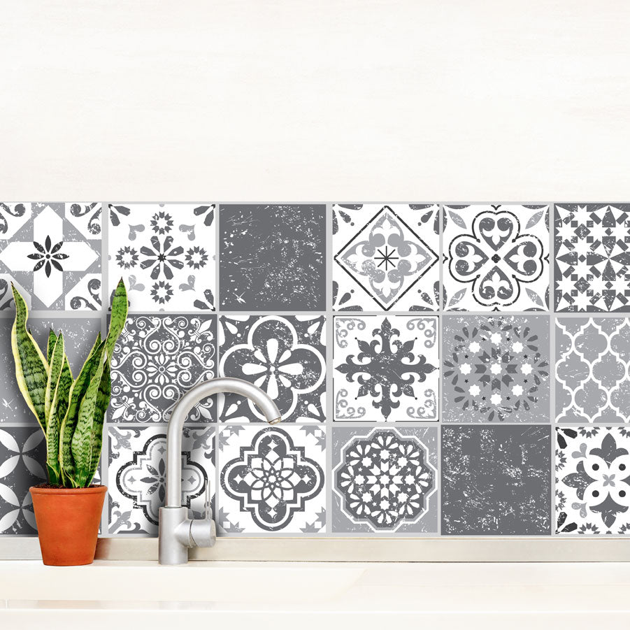 Mediterranean Grey - Vinyl Wall Tiles - Shopping4Africa