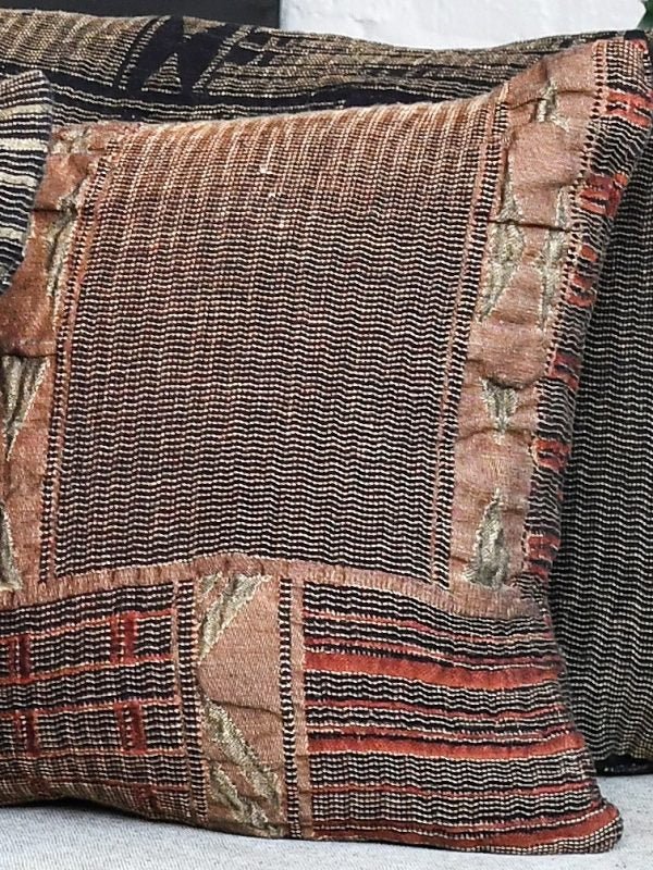 Metallic Bogolan Cushion Cover 45x70cm - Shopping4Africa