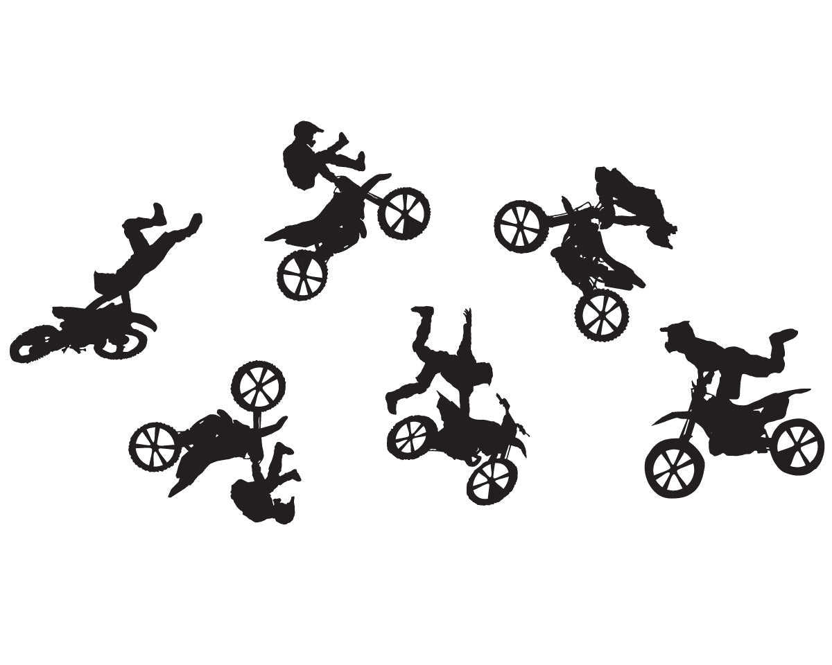 Moto - X Bikes - vinyl wall stickers - Shopping4Africa