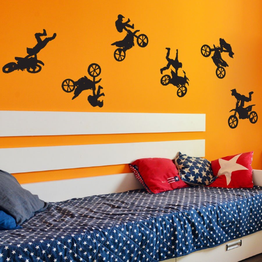 Moto - X Bikes - vinyl wall stickers - Shopping4Africa