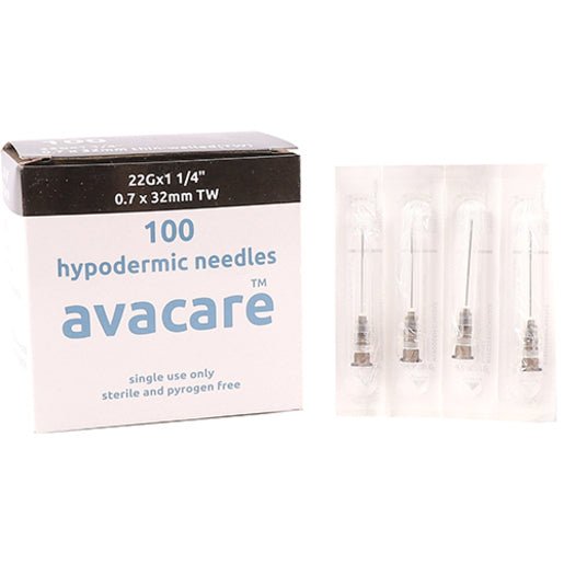 Needle 22GX32MM Avacare Black 100~ - Shopping4Africa