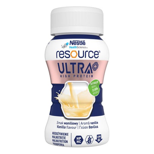 Nestlé Resource Ultra Vanilla High-Protein Nutritional Supplement 125ml – Pack of 4 - Shopping4Africa