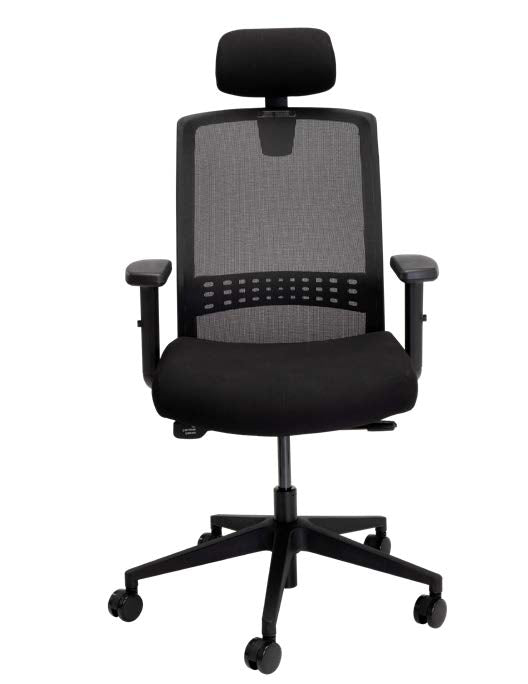 Office Chair Black Fabric Seat - Metro Highback - Shopping4Africa