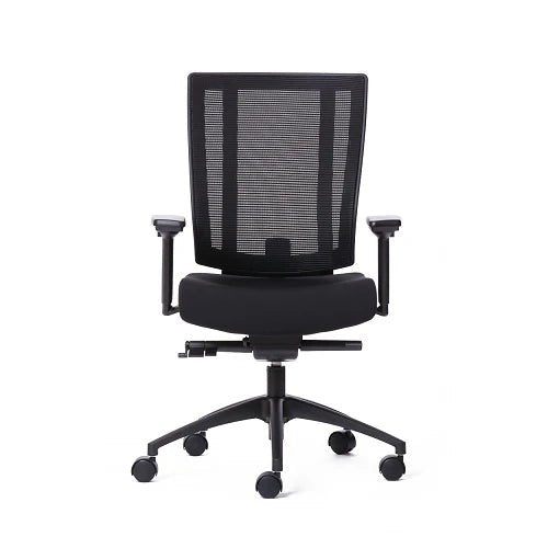 Office Chair Black Fabric Seat - NetOne® Midback - Shopping4Africa