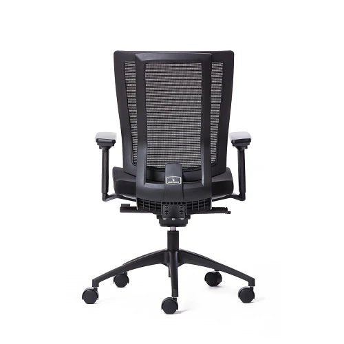 Office Chair Black Fabric Seat - NetOne® Midback - Shopping4Africa