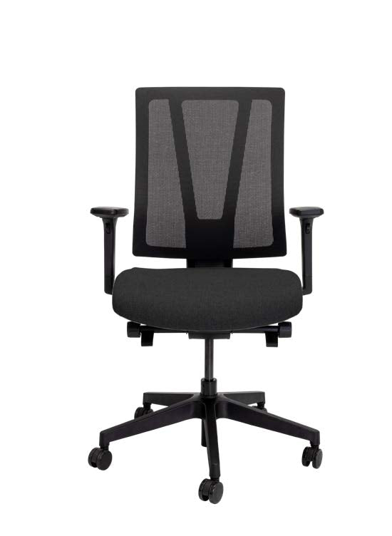 Office Chair Black Fabric Seat - Thrive Midback - Shopping4Africa