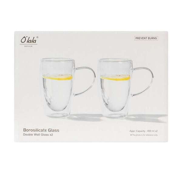 O'lala Double Walled Glass 450ml - Shopping4Africa