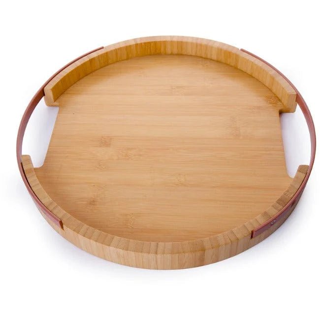 O'lala Round Bamboo Serving Tray, 28cm - Shopping4Africa