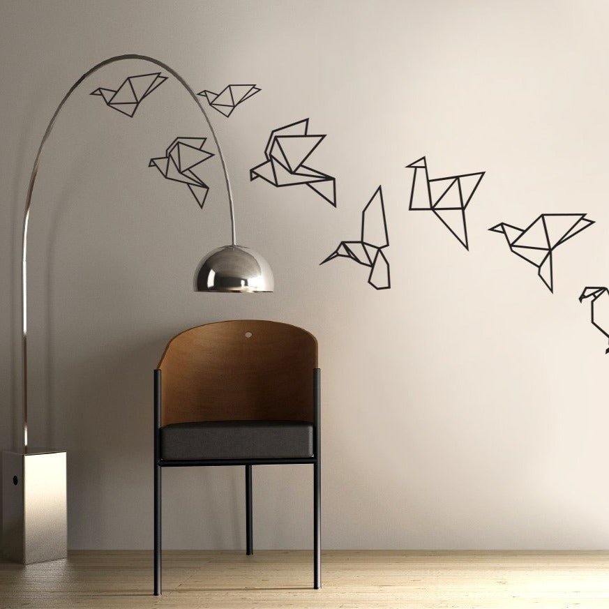 Origami birds - Vinyl wall patterns - Shopping4Africa