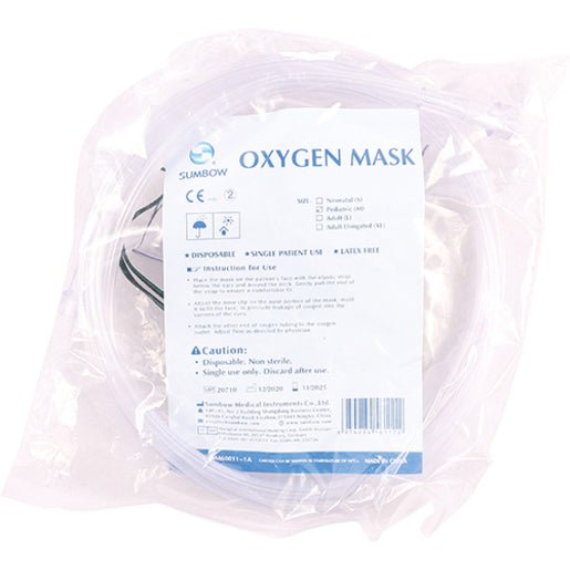 Oxygen Mask With Tubing 2m Mrfa Paed 1 - Shopping4Africa