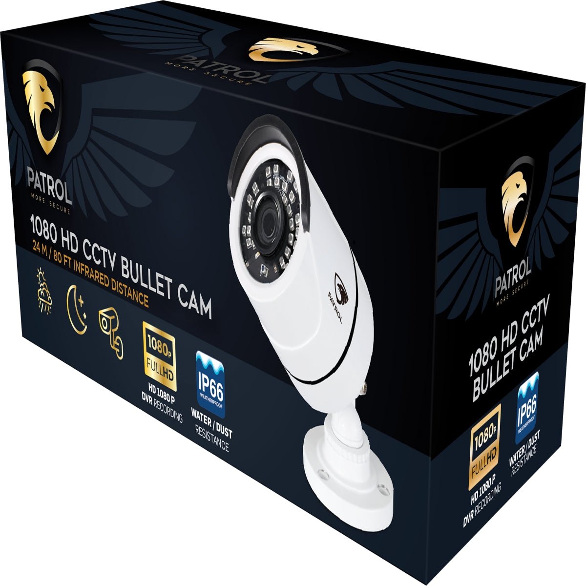 Patrol 1080P Bullet Camera White - Shopping4Africa