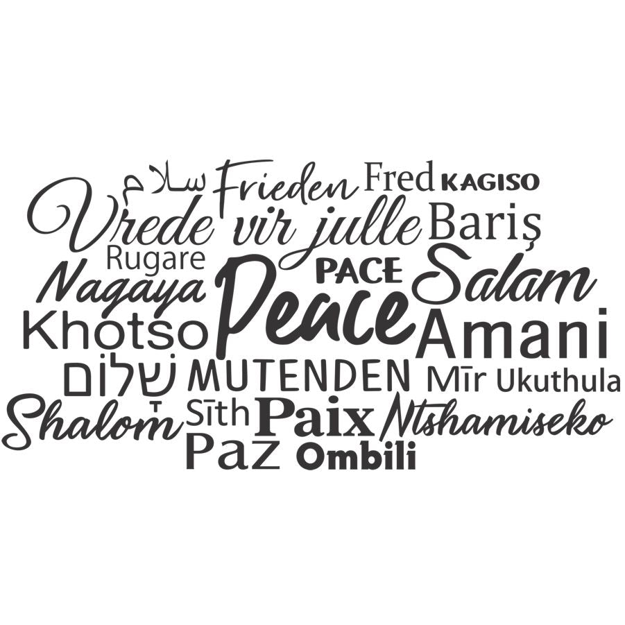 Peace quote - wall poetry - Shopping4Africa