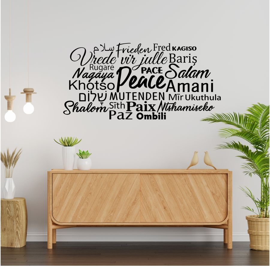 Peace quote - wall poetry - Shopping4Africa