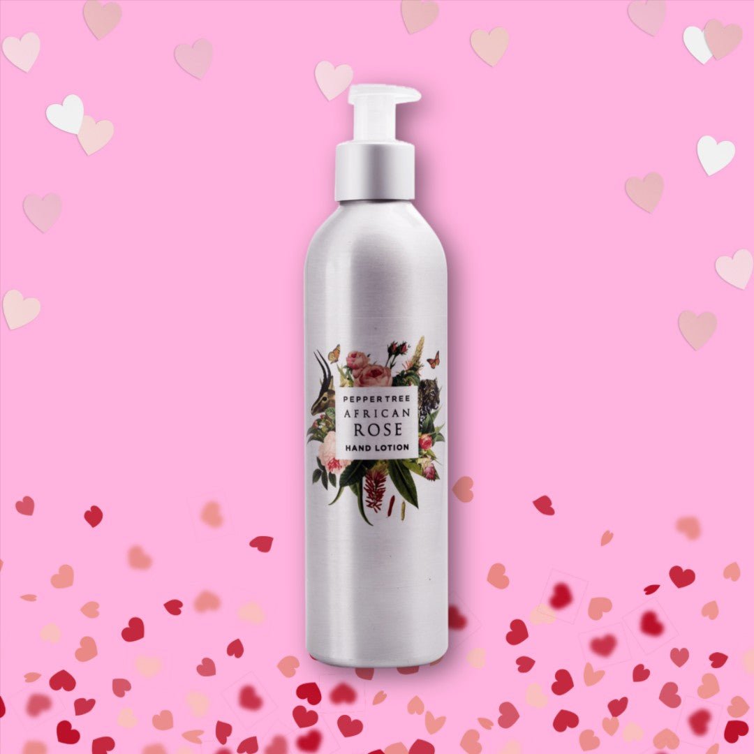 Pepper Tree African Rose Hand Lotion 250 ml Moisturising Shea Butter Hydrating Hand Care - Shopping4Africa