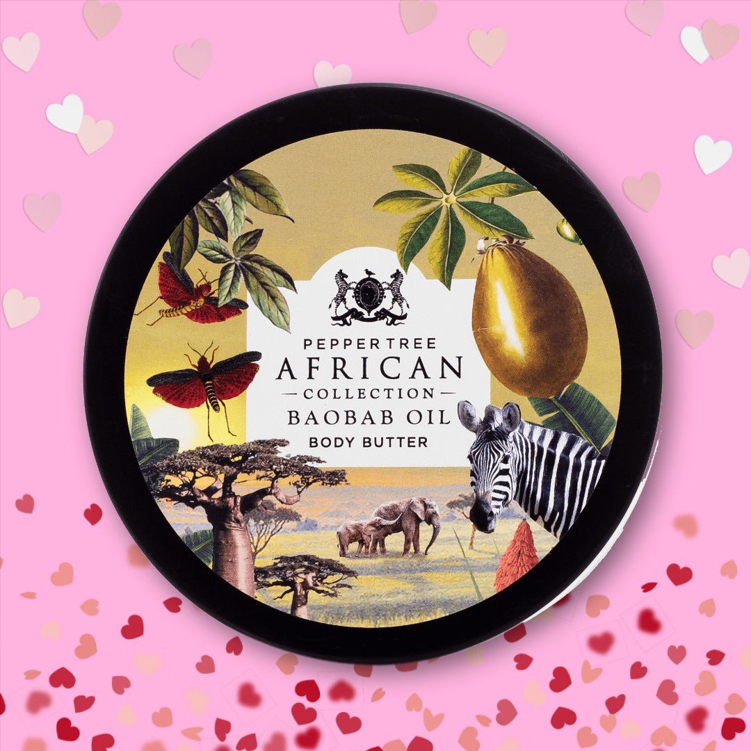 Pepper Tree Baobab Body Butter Luxurious Moisturiser 250 ml Deeply Hydrating All Skin Types - Shopping4Africa