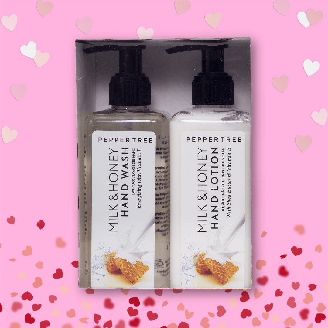 Pepper Tree Body Essentials Milk & Honey Hand Wash & Lotion Set 300 ml each - Shopping4Africa