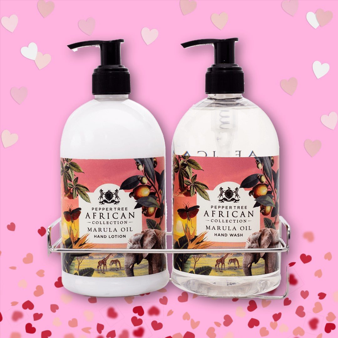 Pepper Tree Caddy Hand Wash + Lotion Luxe Hydrating Duo 500ml Moisturising Luxury for All Skin Types - Shopping4Africa