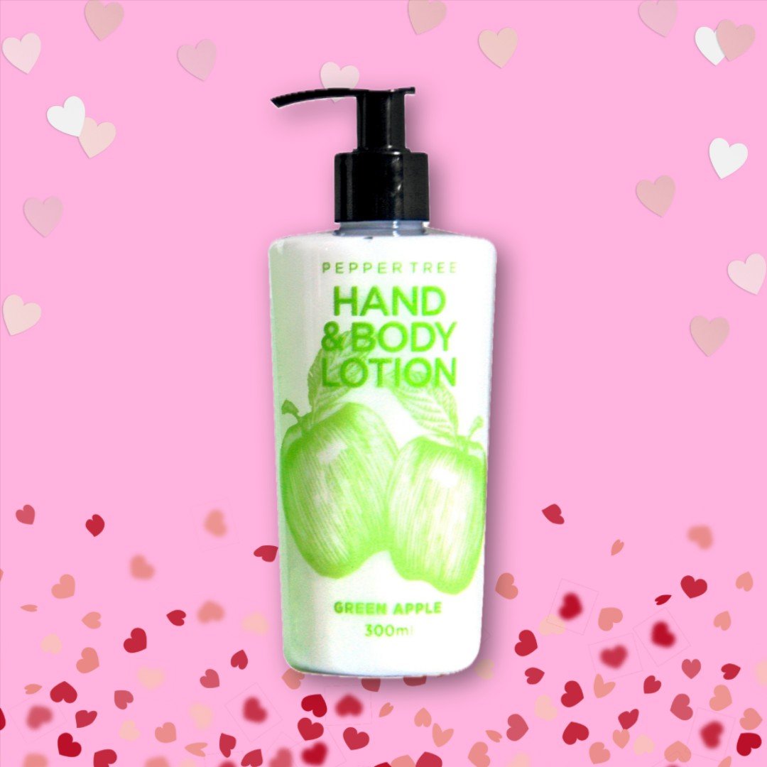 Pepper Tree Fruity Hand & Body Lotion Green Apple 300ml Daily Moisturiser Hydrating Formula - Shopping4Africa