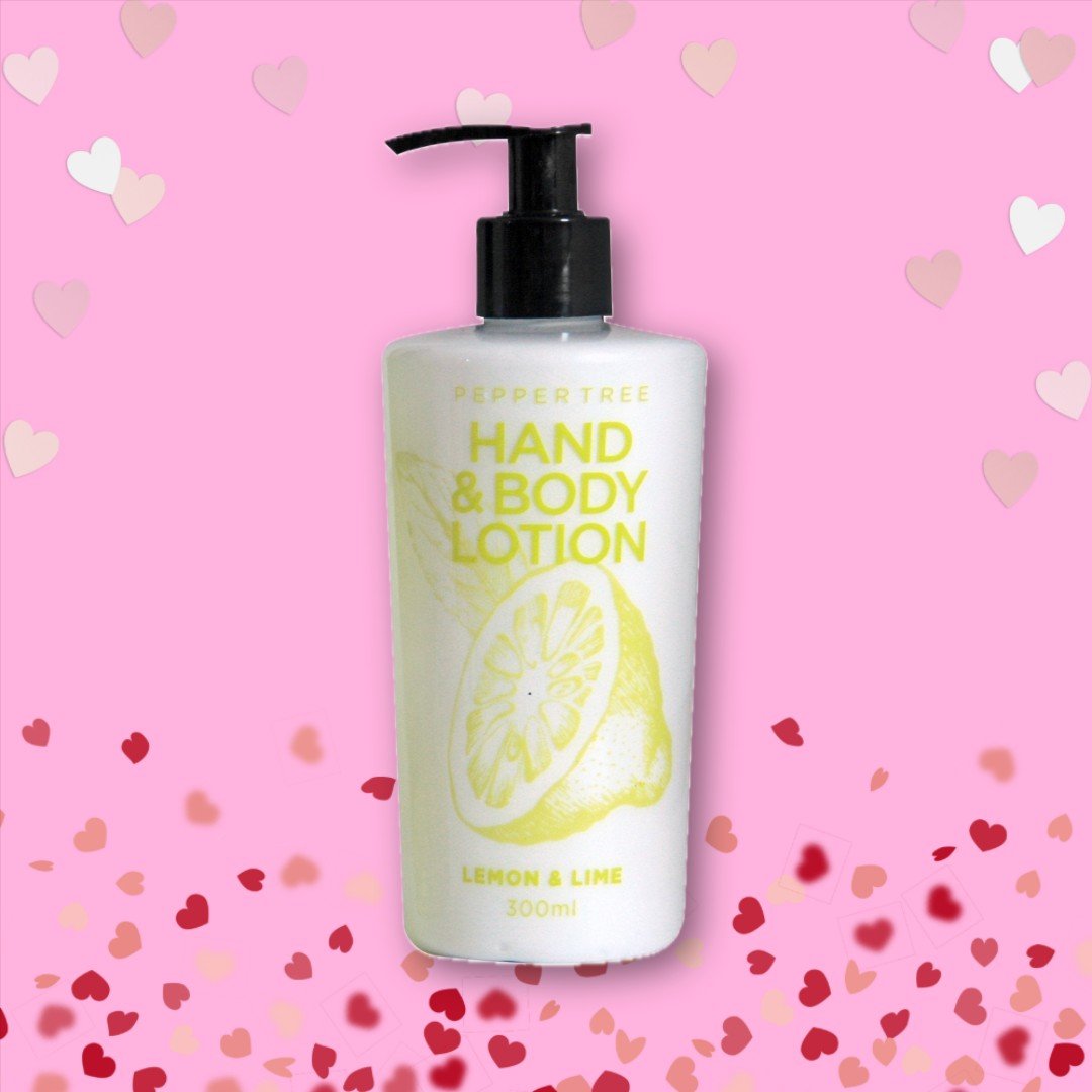 Pepper Tree Fruity Hand & Body Lotion Lemon & Lime 300ml Refreshing Nourishing Hydration - Shopping4Africa