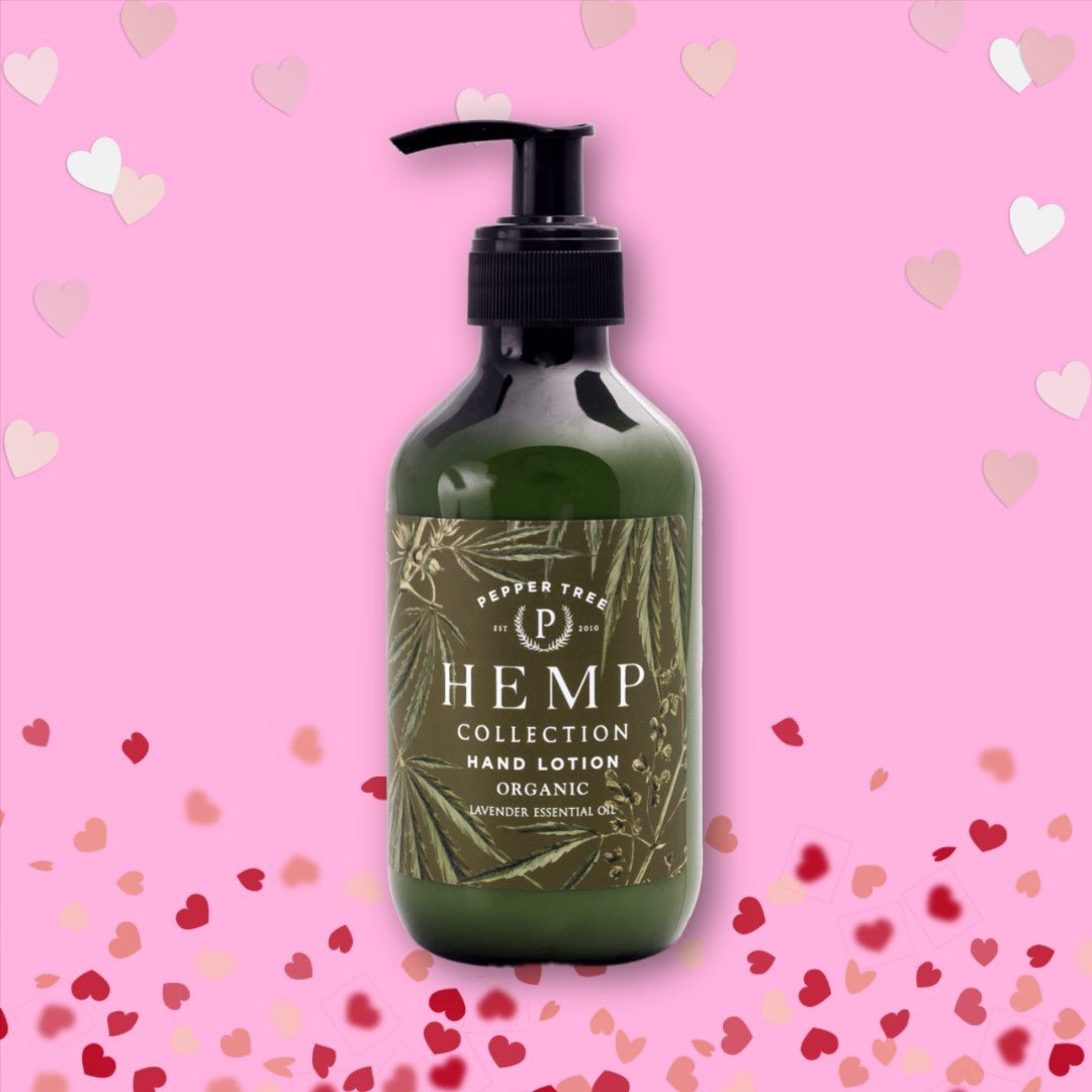 Pepper Tree Hemp Organic Hand Lotion 300 ml Natural Moisturiser with Shea Butter Vitamin E - Shopping4Africa