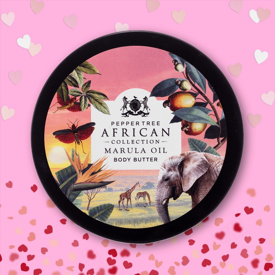 Pepper Tree Marula Luxurious Body Butter 250ml Rich Shea Butter Hydrating Cream - Shopping4Africa