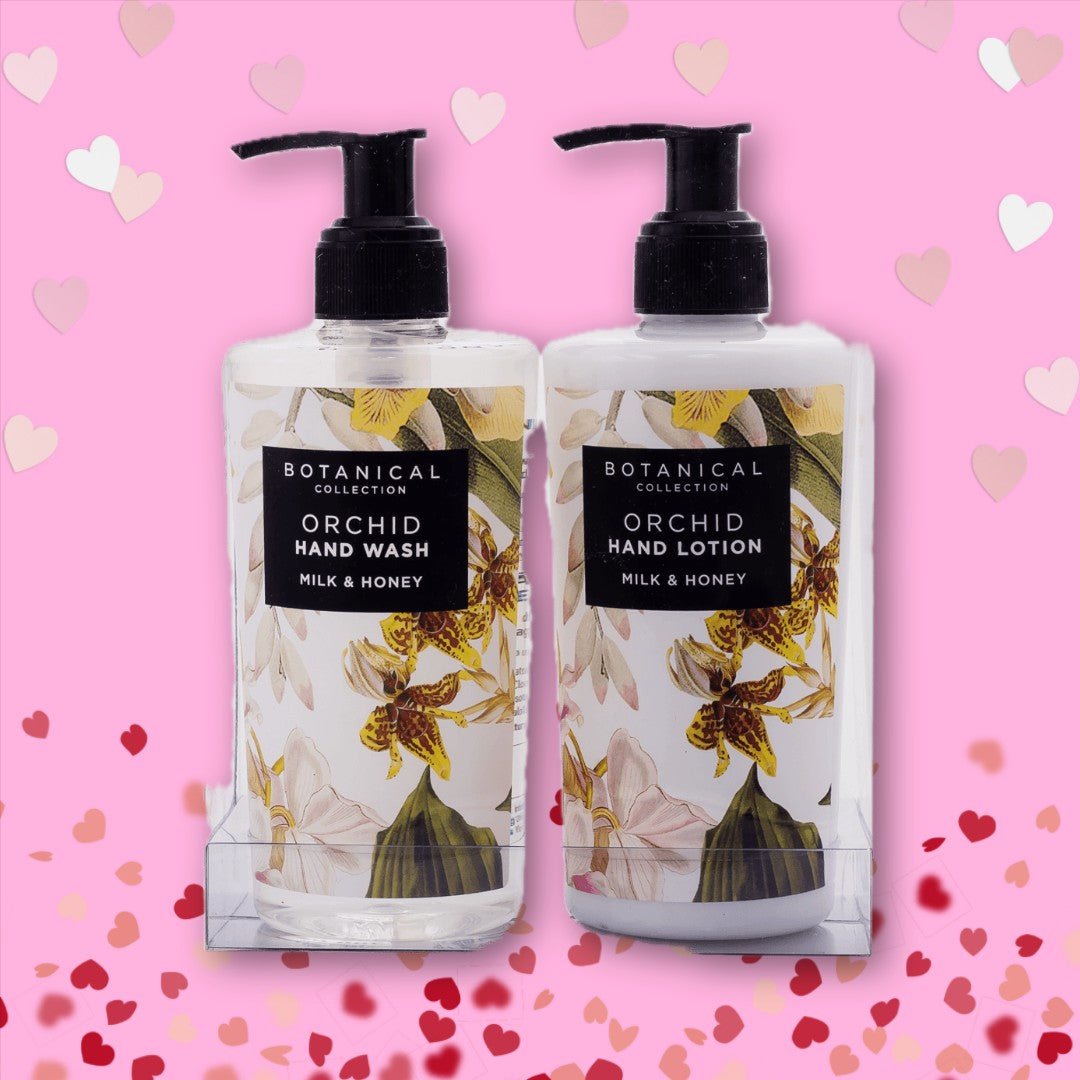 Pepper Tree Orchid Hand Wash & Hand Lotion Set 300ml x 2 Luxurious Fragrance Nourishing - Shopping4Africa