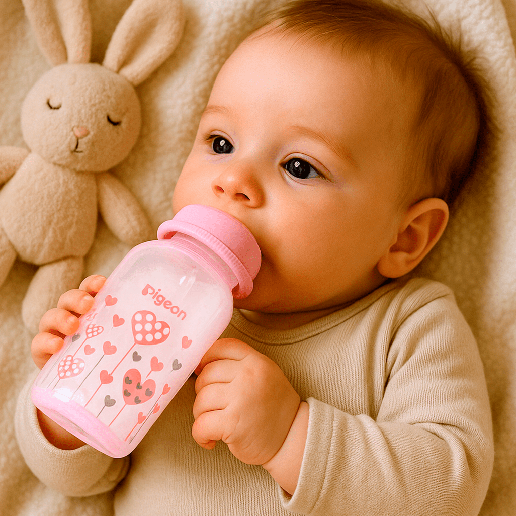 Pigeon Flexible Bottle Std Neck 120ml 0m+ Pink - Shopping4Africa