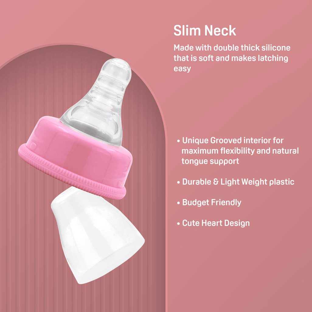 Pigeon Flexible Bottle Std Neck 120ml 0m+ Pink - Shopping4Africa