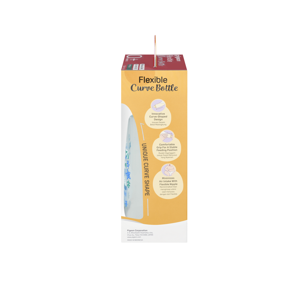 Pigeon Flexible Curve Bottle 250ml 0m+ Beach - Shopping4Africa