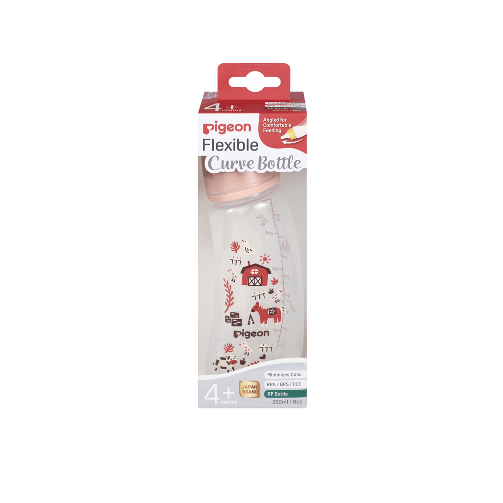 Pigeon flexible Curve Bottle 250ml 4m+ Farm - Shopping4Africa