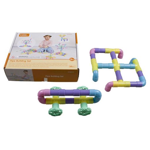 Pipe Building Set In Colour Box (68pc) - Shopping4Africa