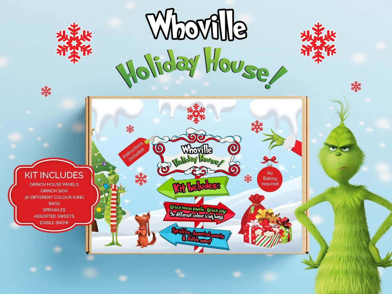 PRE - ORDER - The Gringe Whoville Cookie Holiday House Kit - Shopping4Africa