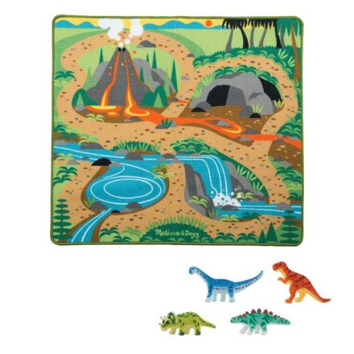 Prehistoric Playground Dinosaur Rug (~100x91cm) - Shopping4Africa