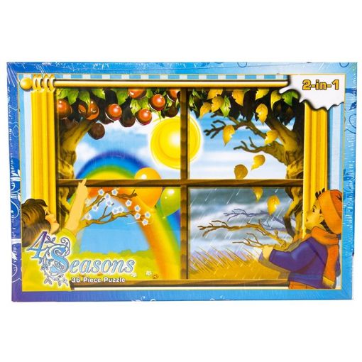 Puzzle A4 - Four Seasons 2in1 (36 48pc) - Cardboard - Shopping4Africa