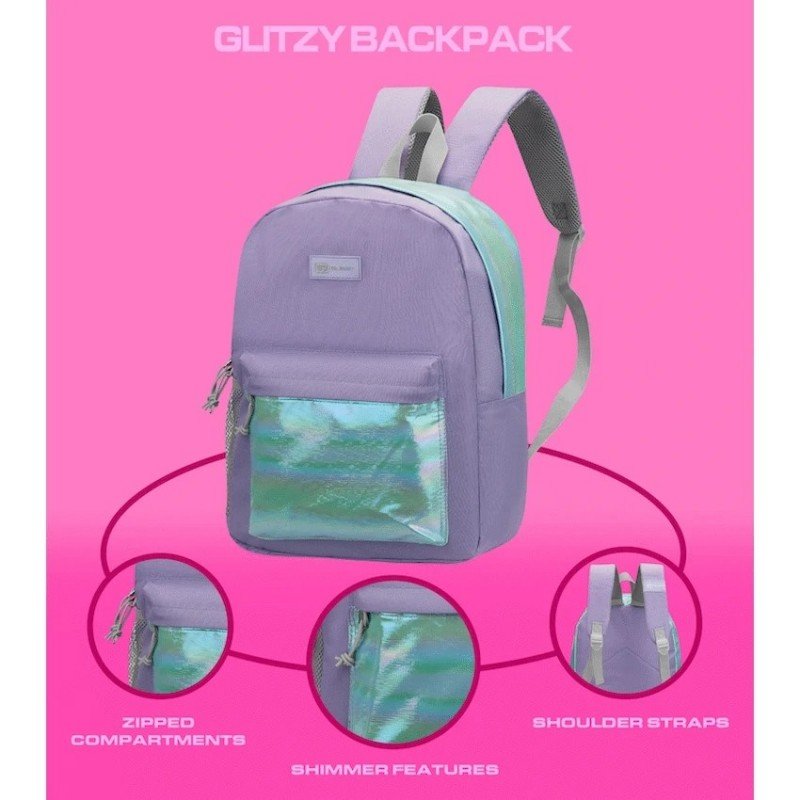 Quest Glitzy Backpack lilac - Shopping4Africa
