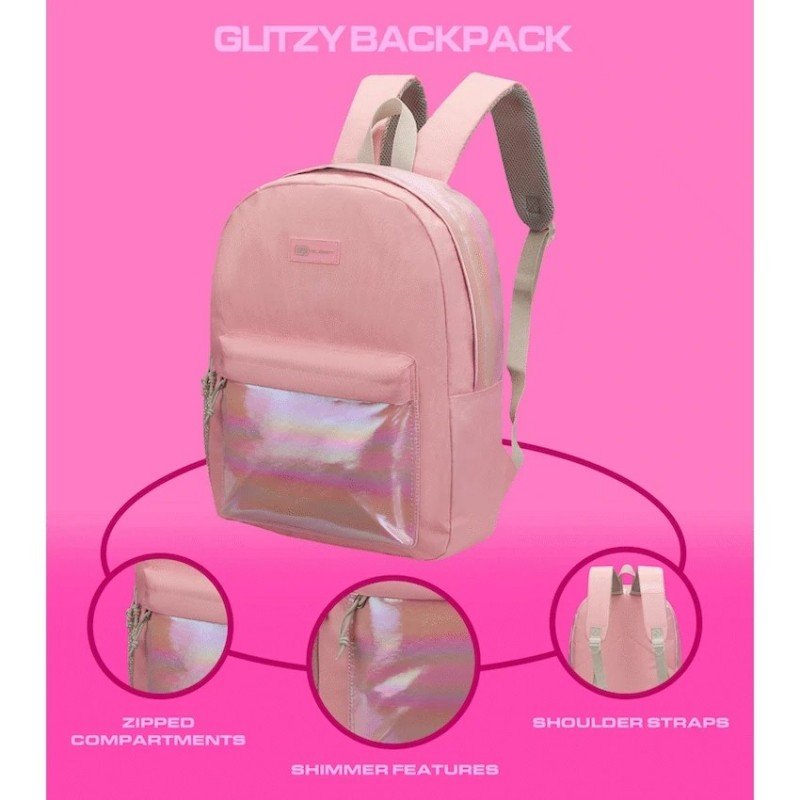 Quest Glitzy Backpack Pink - Shopping4Africa
