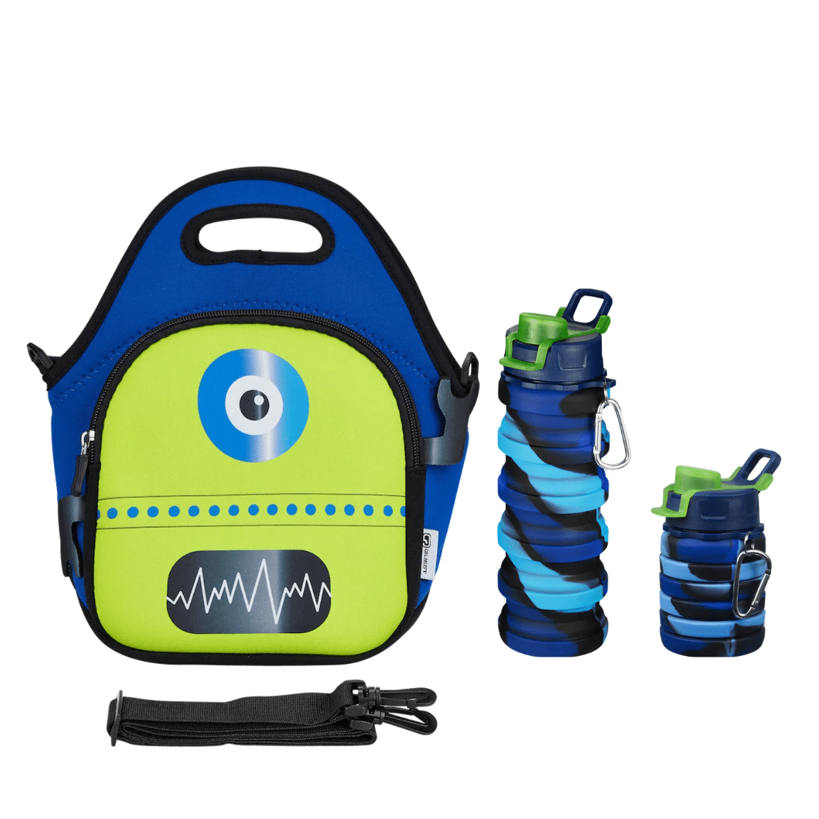 Quest Neoprene Lunch Bag Robot & Water Bottle - Shopping4Africa