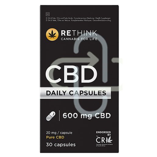 Rethink Cbd Daily Capsules 600MG 30 - Shopping4Africa