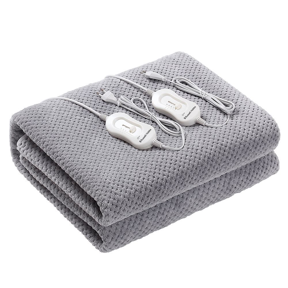 Russell Hobbs Queen Coral Fleece Electric Blanket RHQEBCF