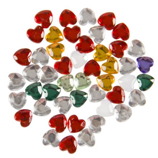 RhineStones - Assorted Heart 5mm (50pc) - Shopping4Africa