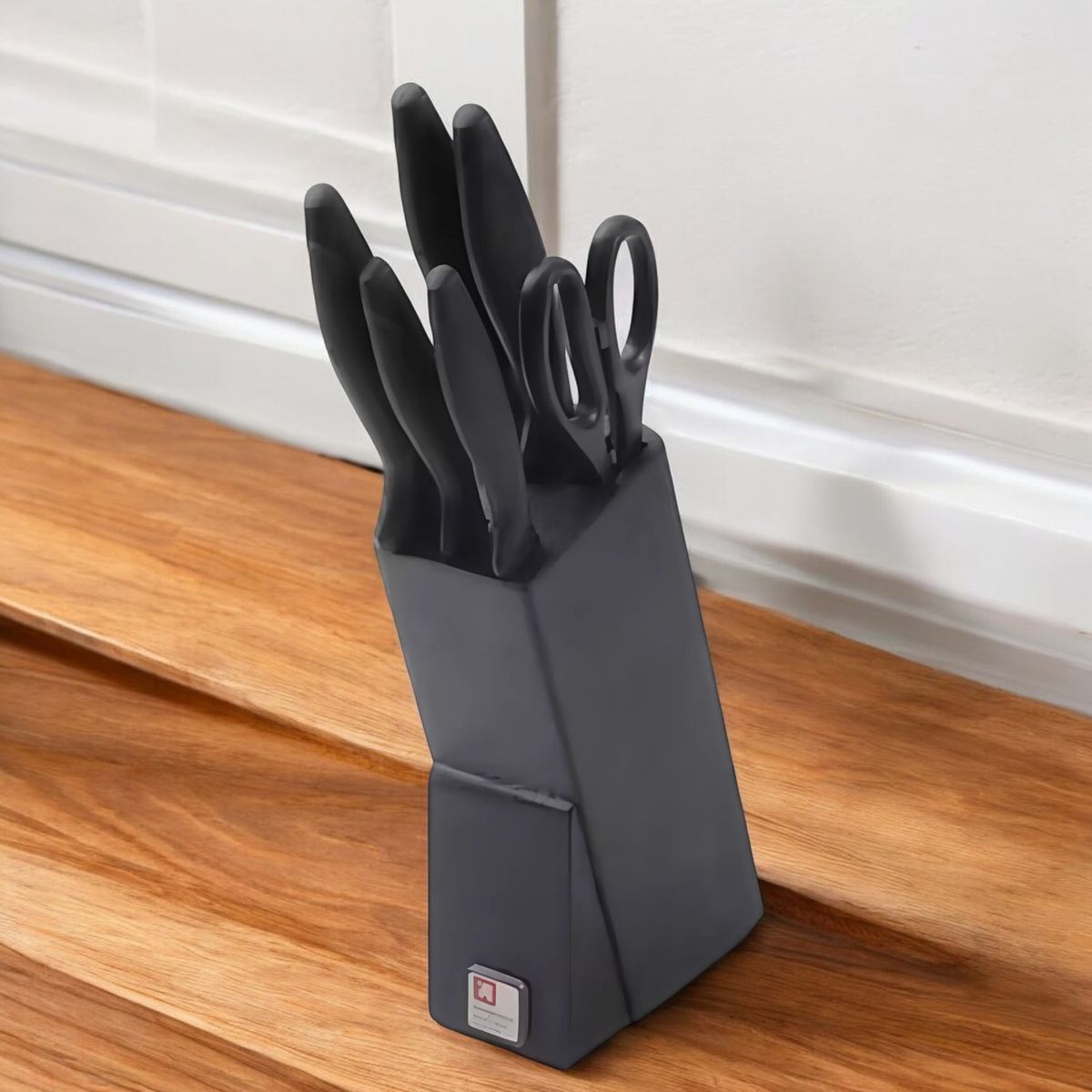 Richardson Sheffield Laser Cuisine knife block 6 - piece Black - Shopping4Africa