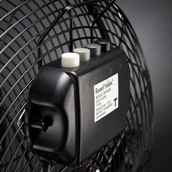 Russell Hobbs 170W Pedestal Fan Black RHHV50 - Shopping4Africa