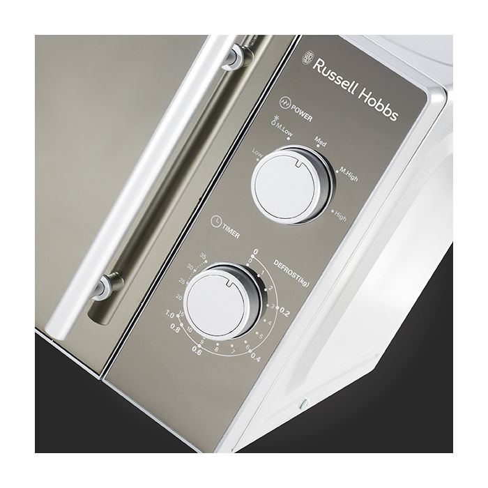 Russell Hobbs 20 - Litres Manual Microwave Silver Mirror Finish RHMA20L - Shopping4Africa
