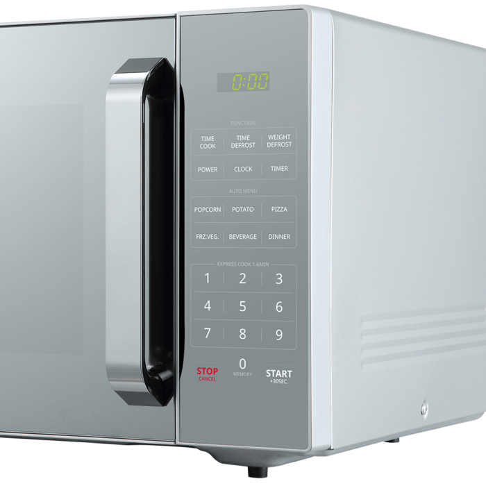 Russell Hobbs 45L Silver Mirror Microwave RHEM45L - Shopping4Africa