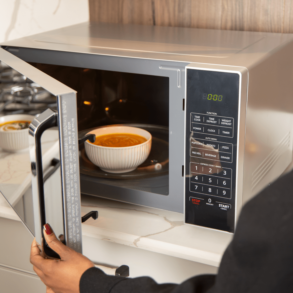 Russell Hobbs 45L Silver Mirror Microwave RHEM45L - Shopping4Africa