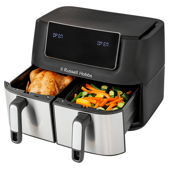 Russell Hobbs 9L Dual Air Fryer RHAF09DSS - Shopping4Africa
