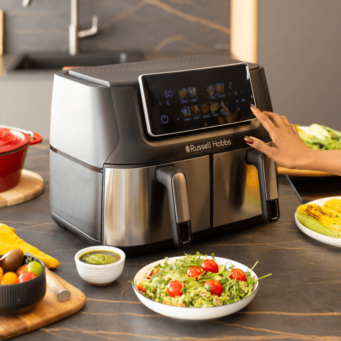Russell Hobbs 9L Dual Air Fryer RHAF09DSS - Shopping4Africa