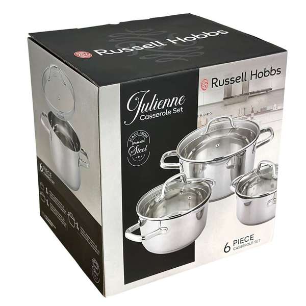 Russell Hobbs Julienne Casserole Set of 3 - Shopping4Africa