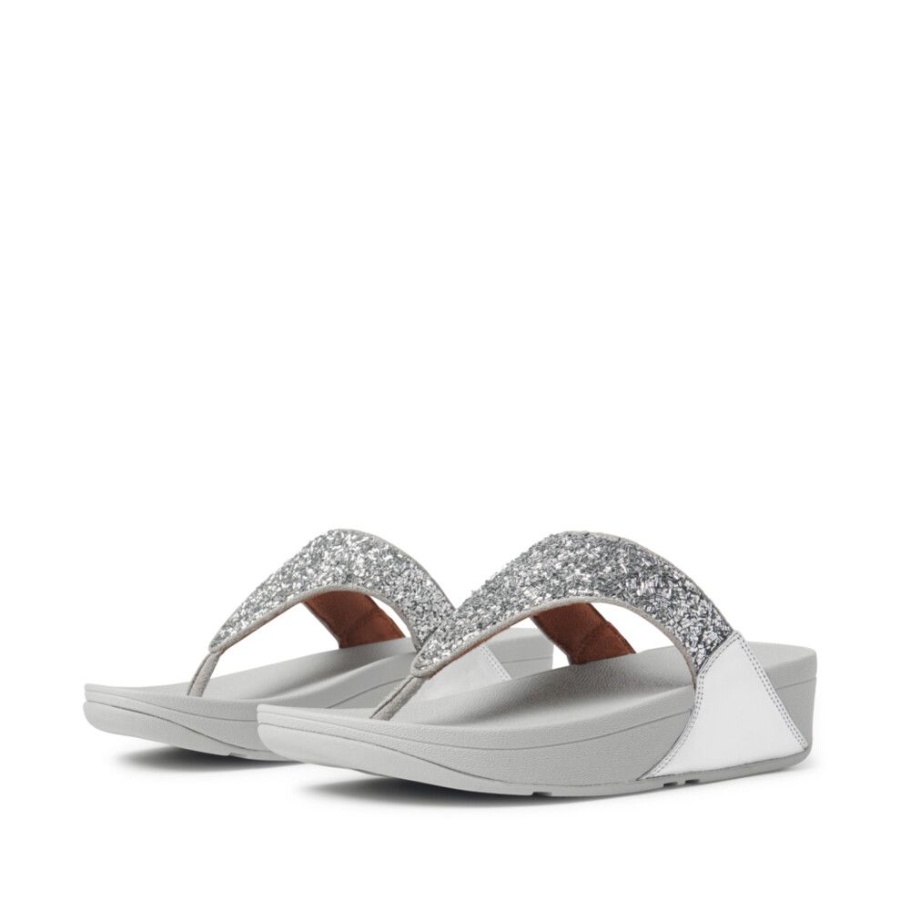 FitFlop Lulu Shimmerfoil Silver